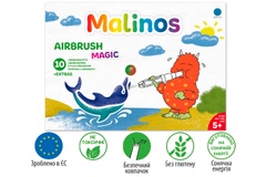 Повітряні фломастери аерографи які міняють колір MALINOS BLOpens Magic 10 (8 + 2 + 1) шт