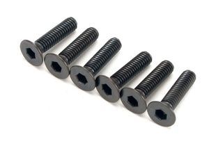 Team Magic 3.5x14mm Steel FH Screw (6)
