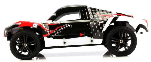 Радіокерована модель ралійного шорт-Корса 1:10 Himoto Spatha E10SC Brushed (чорний)