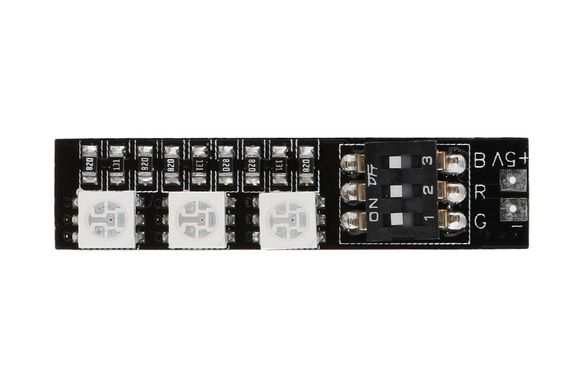 Світлодіодний модуль RGB 3x5050 для променів коптерів (5В)