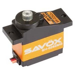 Сервопривод цифровой Savox 0,8-1,2 кг/см 4,8-6 В 0,08-0,06 сек/60° 13,6 г (SH-0262MG)