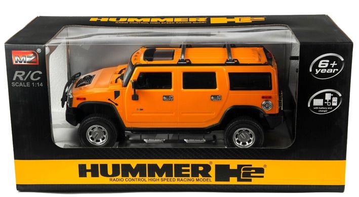 Машинка радіокерована 1:14 Meizhi Hummer H2 (жовтий)