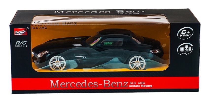 Машинка радіокерована 1:14 Meizhi Mercedes-Benz SLS AMG (чорний)