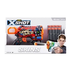 X-Shot Швидкострільний бластер Skins Menace Game Over (8 патронів)