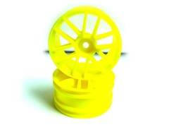 Yellow Spoke Wheel Rims 2P