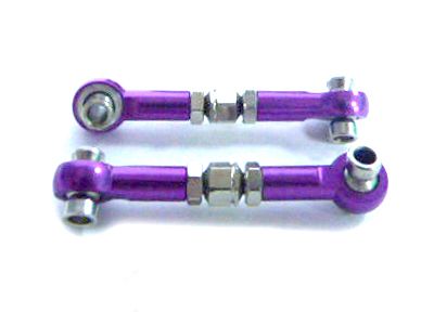 Тяги рульові / підвіски Himoto алюмінієві фіолетові регульовані для HI5101, HI4123 (02157, 102017)