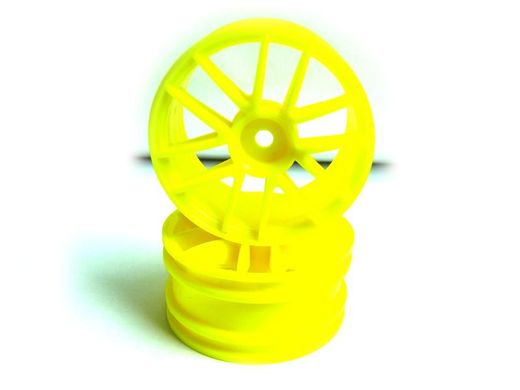 Yellow Spoke Wheel Rims 2P
