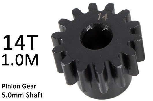 Team Magic M1.0 Pinion Gear для 5mm Shaft 14T