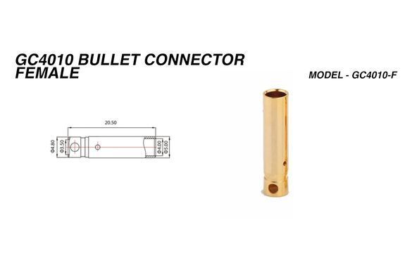 50 шт - Коннекторы AMASS GC4010 4.0MM Female