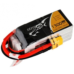 Аккумулятор Tattu LiPO 14,8 В 1300 мАч 4S 75C Racing Limited Edition (TA-75C-1300-4S1P-R)