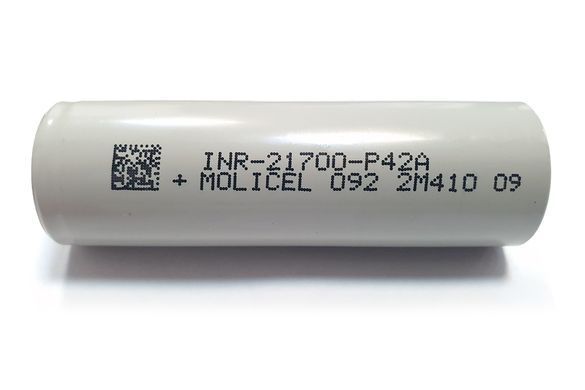 Акумулятор 21700 Molicel INR21700-P42A Li-Ion 4200мАч 45A