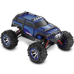 Автомобиль Traxxas Summit VXL Brushless Monster 1:16 RTR 320 мм 4WD 2,4 ГГц (72074-1 Blue)
