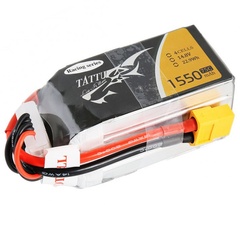 Аккумулятор Tattu LiPO 14,8 В 1550 мАч 75C Racing Limited Edition (TA-75C-1550-4S1P-R)