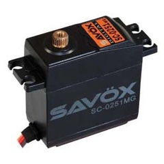 Сервопривод цифровой Savox 13-16 кг/см 4,8-6 В 0,20-0,18 сек/60° 61 г (SC-0251MG)