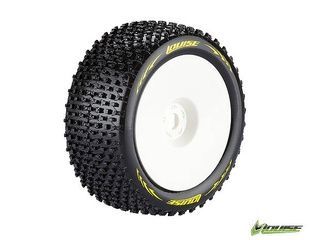 Колеса Louise Truggy 1/8 Sport T-PIRATE вылет 1/2 белые 2шт (L-T3135WH)