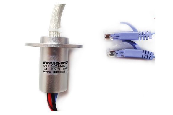 Контактное кольцо Senring EM022-24GX 22мм ethernet+2x20A+2x2A