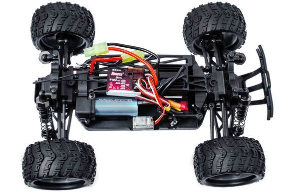 Радиоуправляемая модель Монстр 1:18 Himoto Mastadon E18MTL Brushless (черный)