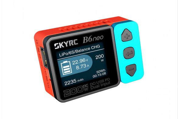 Зарядное устройство универсальное SkyRC B6neo 80W/200W без блока питания (SK-100198)