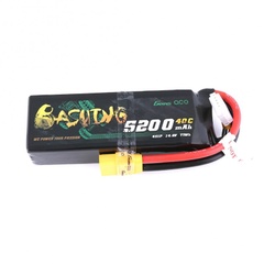 Аккумулятор Gens Ace LiPO 14,8 В 5200 мАч 4S 40C (B-40C-5200-4S1P-Bashing)