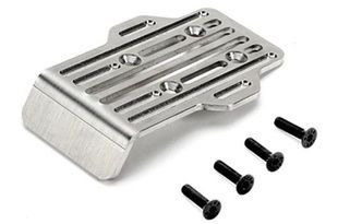 Team Magic E5 Option Part - CNC Machined Stainless Chassis Guard - Front
