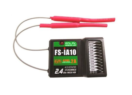 Апаратура керування 10-канальна FlySky FS-I10 2.4GHz з приймачем iA10