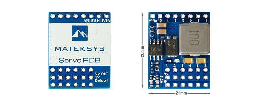 Регулятор питания Matek BEC 5-8,2В SVPDB-8S для сервоприводов