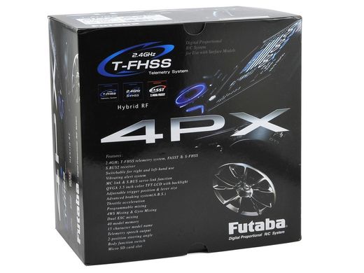 Аппаратура р/у авто 4к Futaba 4PX T-FHSS/S-FHSS/FASST с приемником R304SB