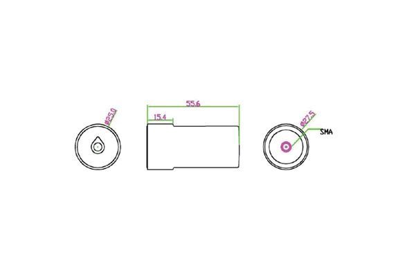 Антена мультидіапазонна Ardusimple GNSS Helical (IP67)