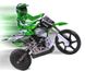 Радиоуправляемая модель Мотоцикл 1:4 Himoto Burstout MX400 Brushed (зеленый)
