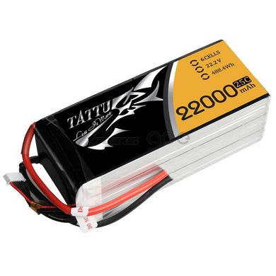 Аккумулятор Tattu LiPO 22,2 В 22000 мАч 6S 25C (TA-25C-22000-6S1P)