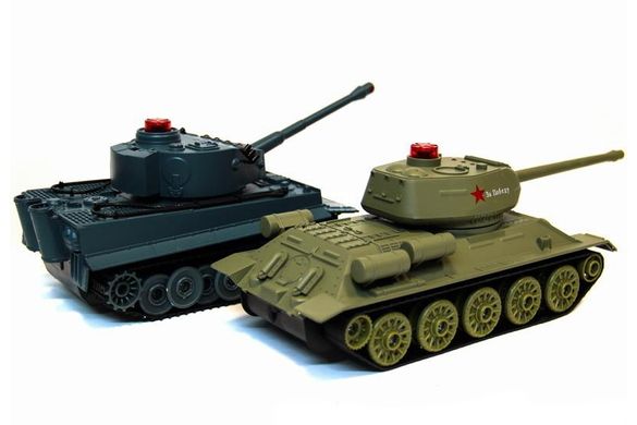 Танковый бой р/у 1:32 HuanQi 555 Tiger vs Т-34