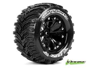 Колеса Louise Monster 1/10 MT-CYCLONE без вылета черные 2шт (L-T3226SB)