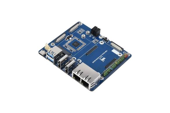 Плата розширення Waveshare Dual Gigabit 5G/4G для Raspberry PI CM4