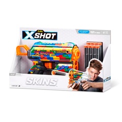 X-Shot Швидкострільний бластер Skins Flux Striper (8 патронів)