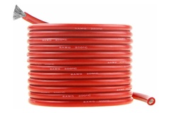 Провод силиконовый QJ 8 AWG (красный), 1 метр