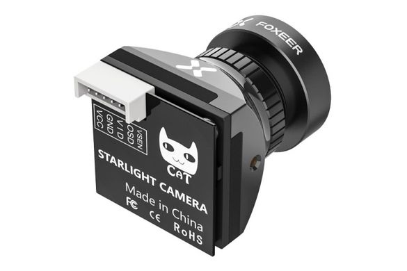 Камера FPV для дрона Foxeer Cat 3 Micro 1/3" 1200TVL M12 L2.1 (черный)