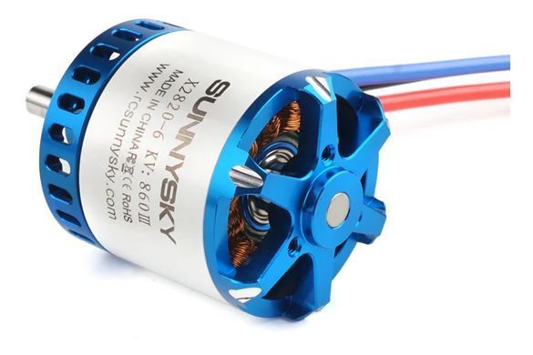Мотор SunnySky X2820 V3 KV860 3-4S для літаків