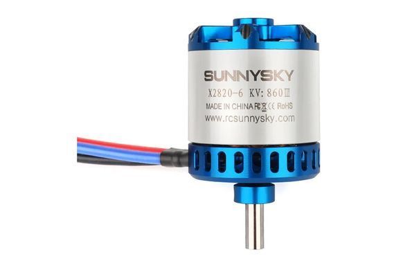 Мотор SunnySky X2820 V3 KV860 3-4S для літаків