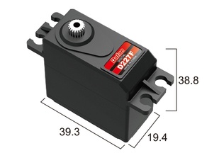 Сервопривод стандарт 52г BATAN D227F 15.5кг/0.09сек металл цифровой