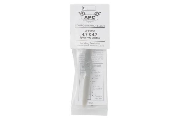 Пропеллер 4.7" электро APC 4.7x4.2E для р/у самолетов (1 шт CCW)