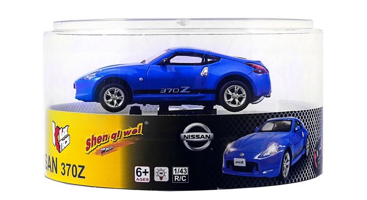 Машинка ShenQiWei микро р/у 1:43 лиценз. Nissan 370Z (синий)