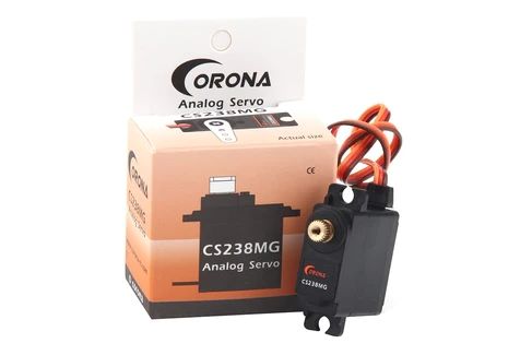 Сервопривод мини 22г Corona CS238MG 4.6кг/0.14сек 29x13x30мм