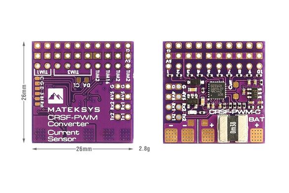 Конвертер радиоуправления Matek CRSF-PWM-C