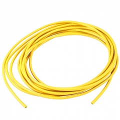 Провод силиконовый QJ 20 AWG (желтый), 1 метр