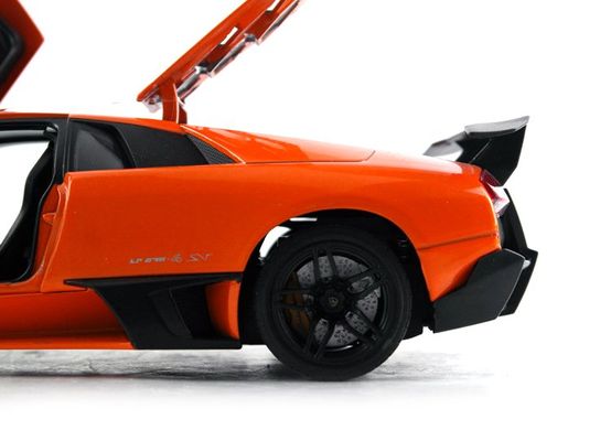 Машинка р/в 1:18 Meizhi ліценз. Lamborghini LP670-4 SV металева (помаранчевий)