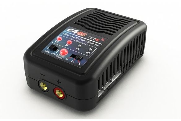 Зарядний пристрій SkyRC E4 3A/20W з/БП для LiPo акумуляторів (SK-100055)