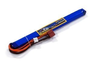 Аккумулятор для страйкбола Giant Power (Dinogy) Li-Pol 1000 мАч 7.4 В 185x15x10 мм T-Plug 25C