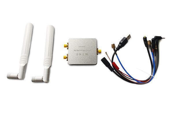 Усилитель сигнала 2.4G + 5.8GHz ACASOM 1 вход - 2 выхода 4W