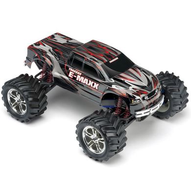 Автомобиль Traxxas E-Maxx EVX Monster 1:10 RTR 518 мм 4WD 2,4 ГГц (39036-1 Black)