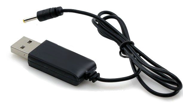 Зарядний кабель USB-DC2.5 (запчастина для вертольотів WL Toys S929, V319, V757)